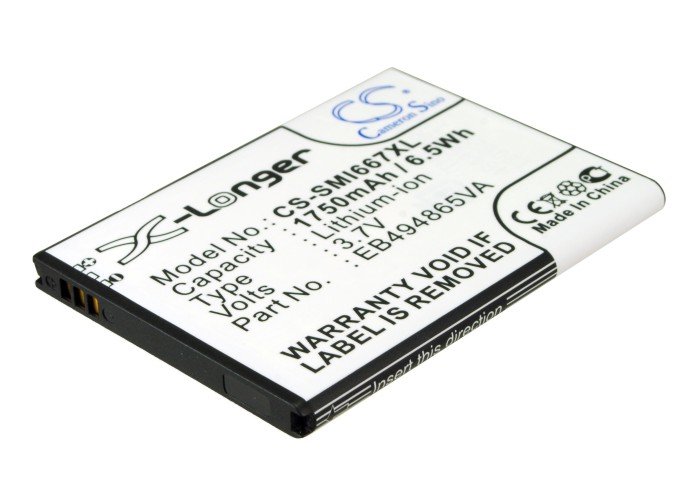 Samsung SGH-I667, Focus 2 EB494865VA akumulatoru 1750mAh