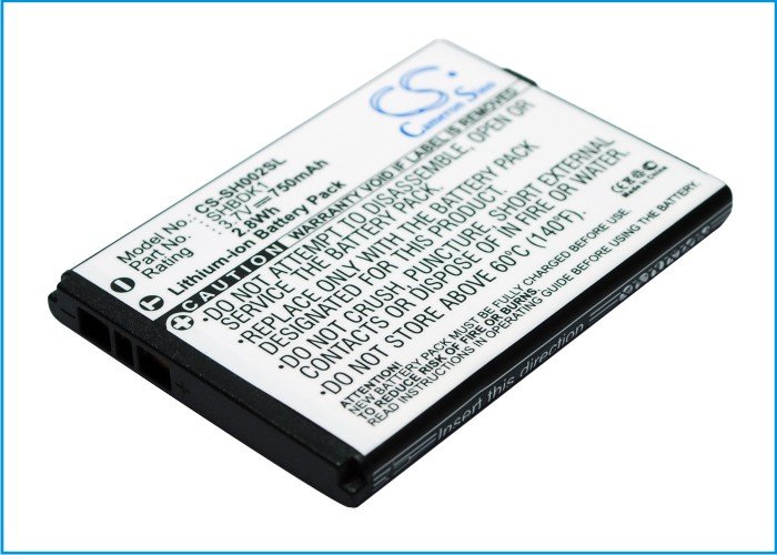 Sharp AQUOS SHOT 002SH, 002SH SHBDK1 akumulatoru 750mAh