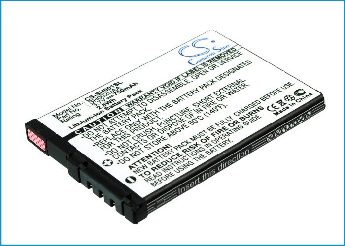 Sharp SH001, SH002, SH004, SH005, SH007 SH001UAA, SH002UAA akumulatoru 750mAh