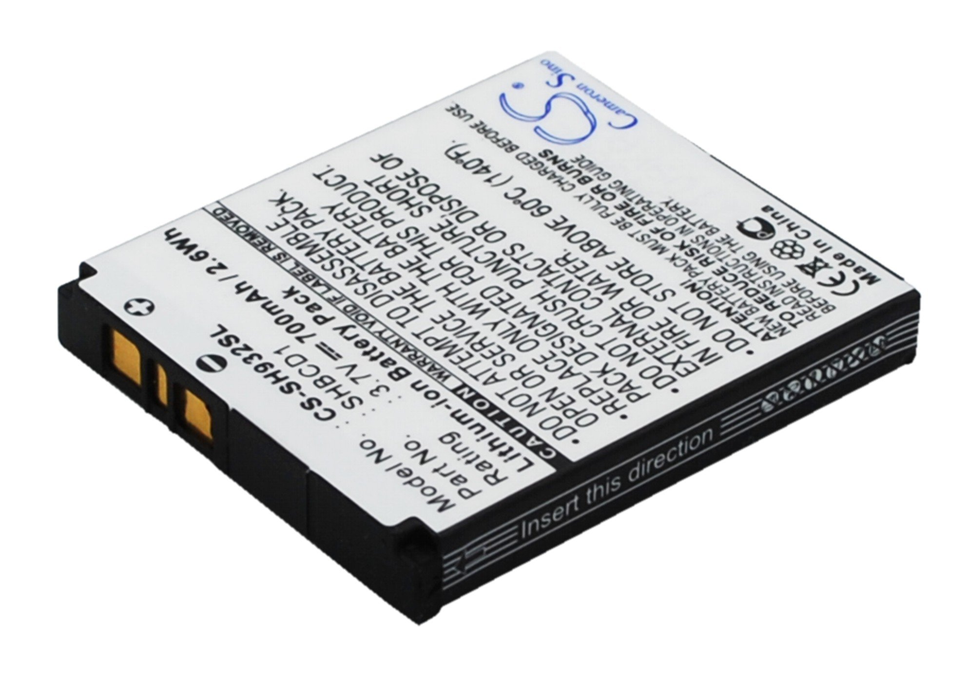 Sharp 932SH SHBCD1 akumulatoru 700mAh
