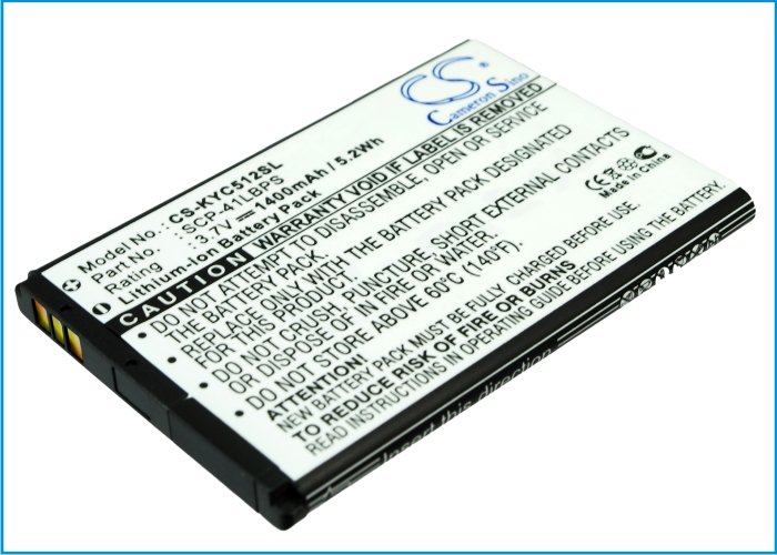 Kyocera Milano, C5120, C5121 SCP-41LBPS, SCP-42LBPS аккумулятор 1400mAh