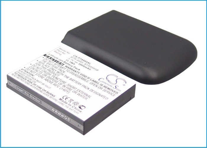 Pantech Extended With Back Cover BTR-8995, BTR8995B akumulatoru 3000mAh