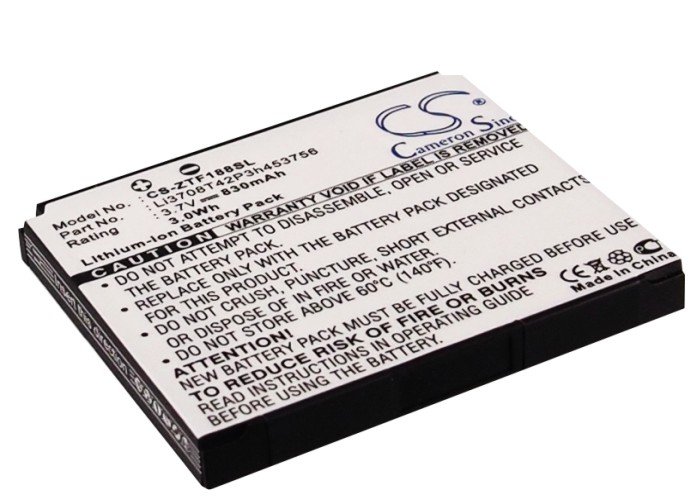 ZTE Li3708T42P3h453756 mobile phone battery 830mAh