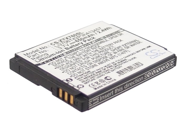 ZTE Li3706T42P3h413457 mobile phone battery 650mAh