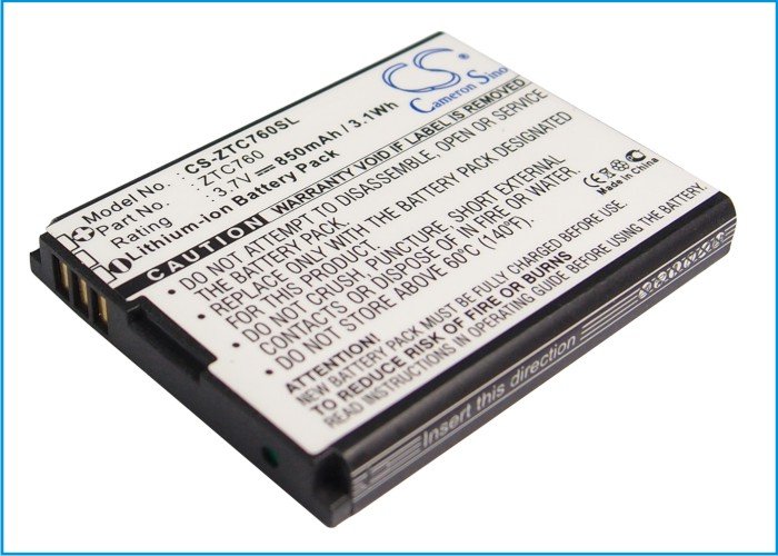ZTE C76 mobile phone battery Li-ion 850mAh