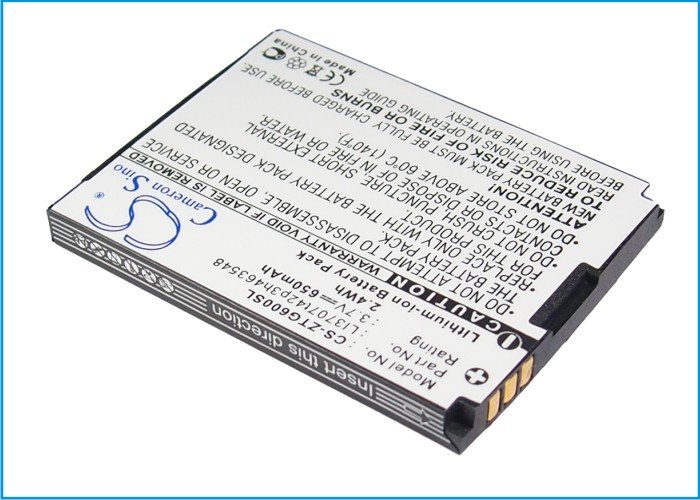 ZTE LI3707T42P3h463548 mobile phone battery 650mAh