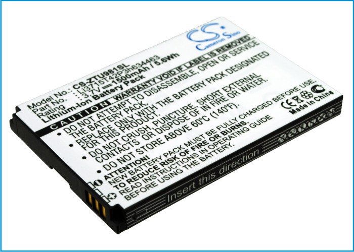 ZTE D820, D821 mobile phone battery 1500mAh