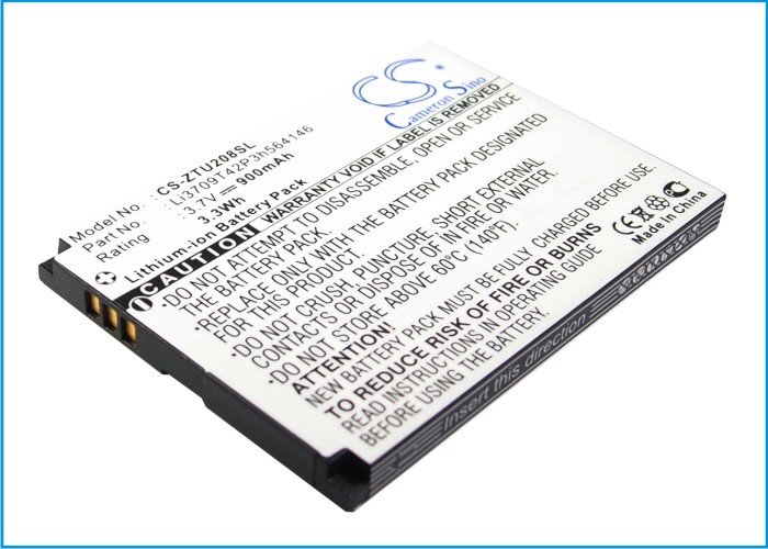 ZTE Li3709T42P3h564146 mobile phone battery 900mAh