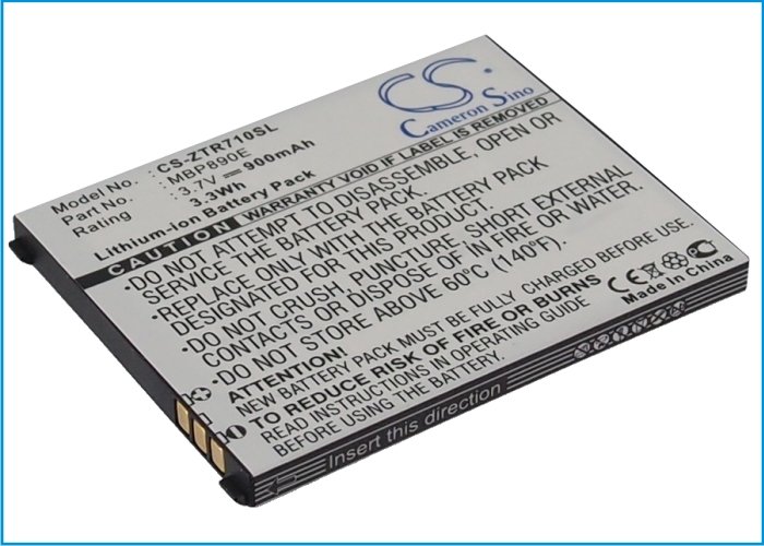 ZTE MBP890E tālruņa akumulatoru 900mAh