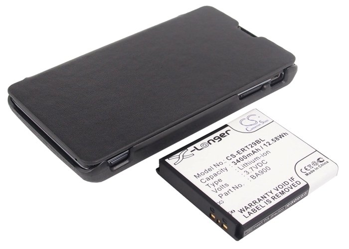 Sony BA900 mobile phone battery 3400mAh black backcover