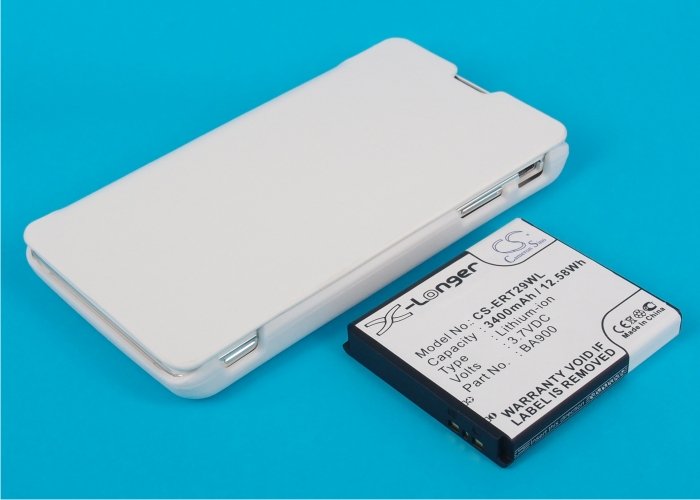 Sony BA900 akku 3400mAh valkoinen takakansi