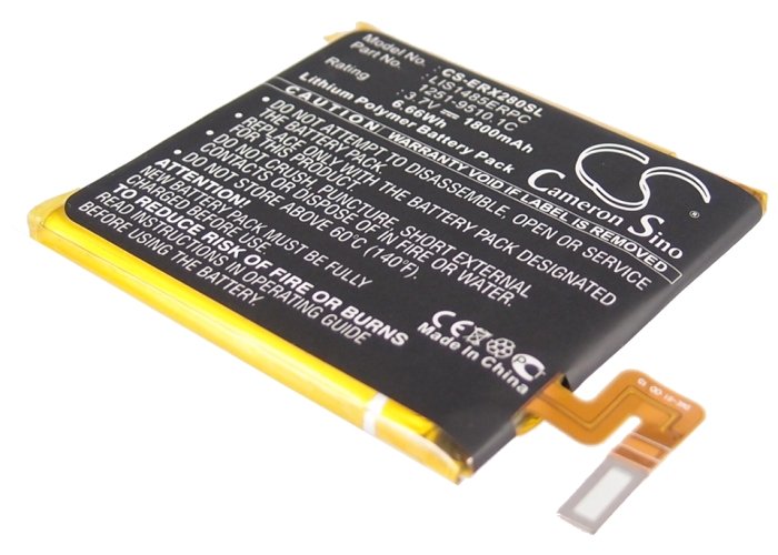 Sony 1251-9510.1, LIS1485ERPC, LIS1489ERPC mobile phone battery 1800mAh