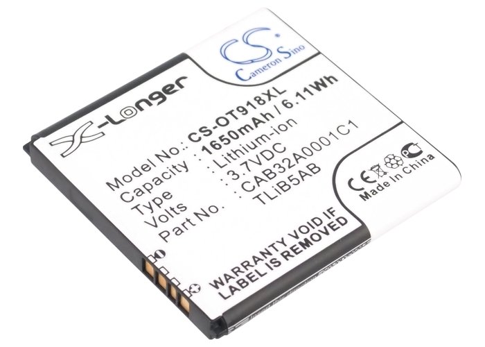 Alcatel TLiB5AB mobile phone battery 1650mAh