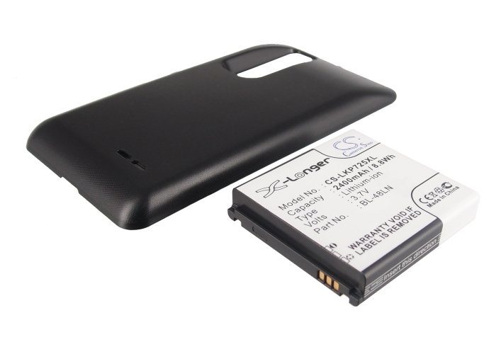 LG BL-48LN mobile phone battery 2400mAh black backcover