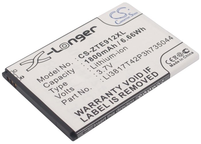 ZTE Li3817T42P3h735044 mobile phone battery 1800mAh