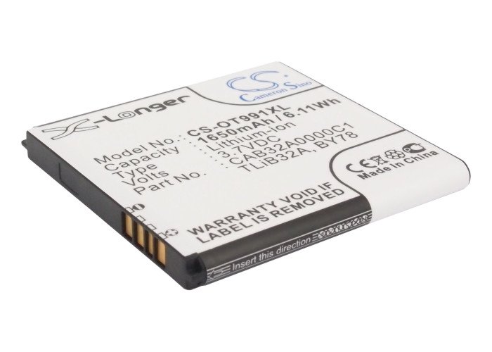Alcatel TLiB32A, BY78 mobile phone battery 1650mAh
