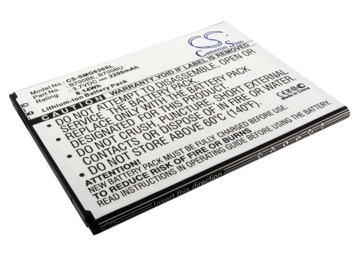 Samsung B700BE, B700BU mobile phone battery 2200mAh