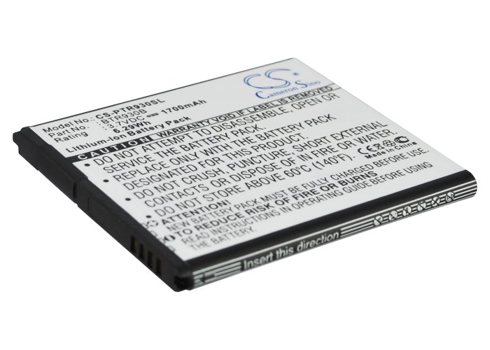 Pantech BRT52AB, BTR930B mobile phone battery 1700mAh