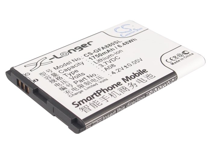 Gfive A08 mobile phone battery 1750mAh