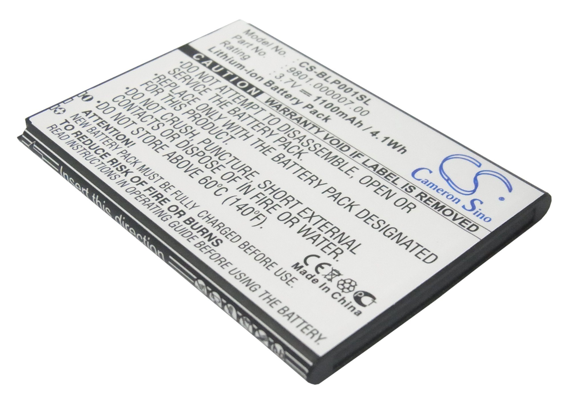 Blaupunkt America 9801.000007.00 mobile phone battery 1100mAh
