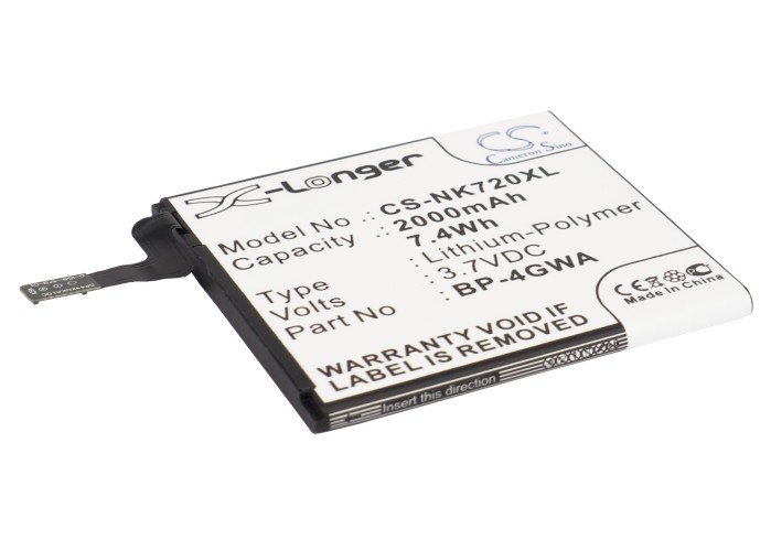 Nokia BP-4GWA akumulatoru 2000mAh
