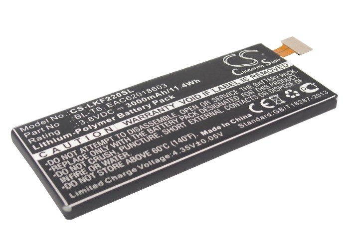 LG BL-T6, EAC62018603 аккумулятор 3000mAh