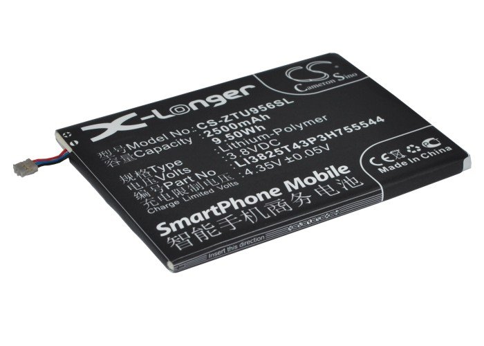 ZTE LI3825T43P3H755544 tālruņa akumulatoru 2500mAh