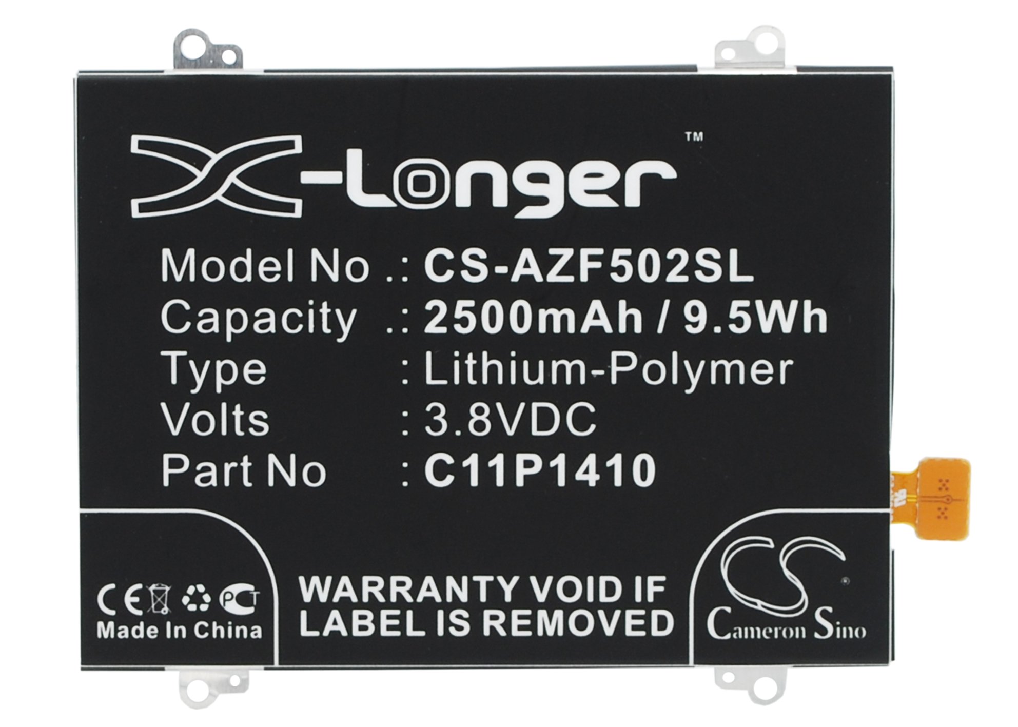 Asus C11P1410, 0B200-01210100 2500mAh mobile phone battery