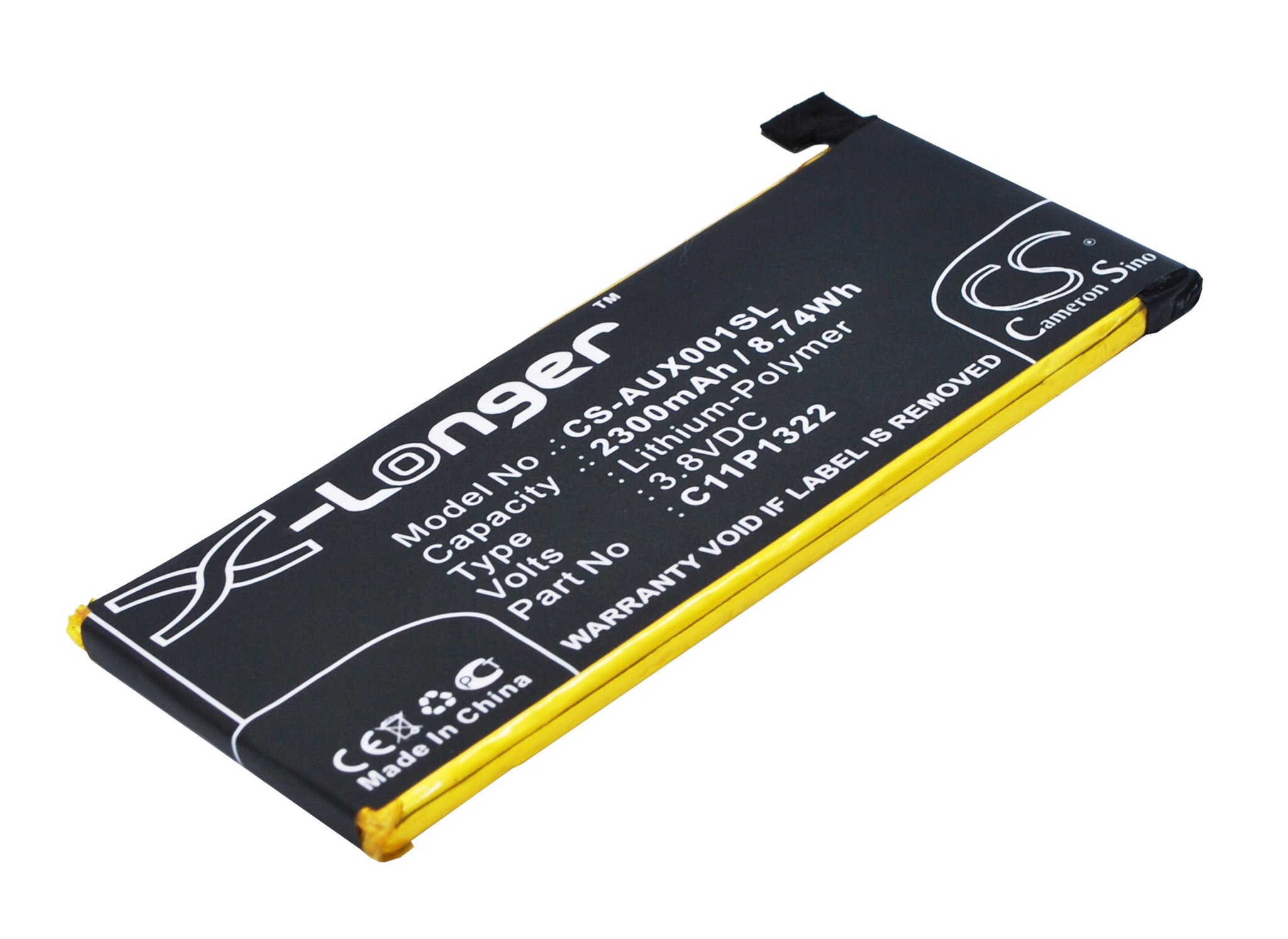 Asus C11P1322 2300mAh tālruņa akumulators