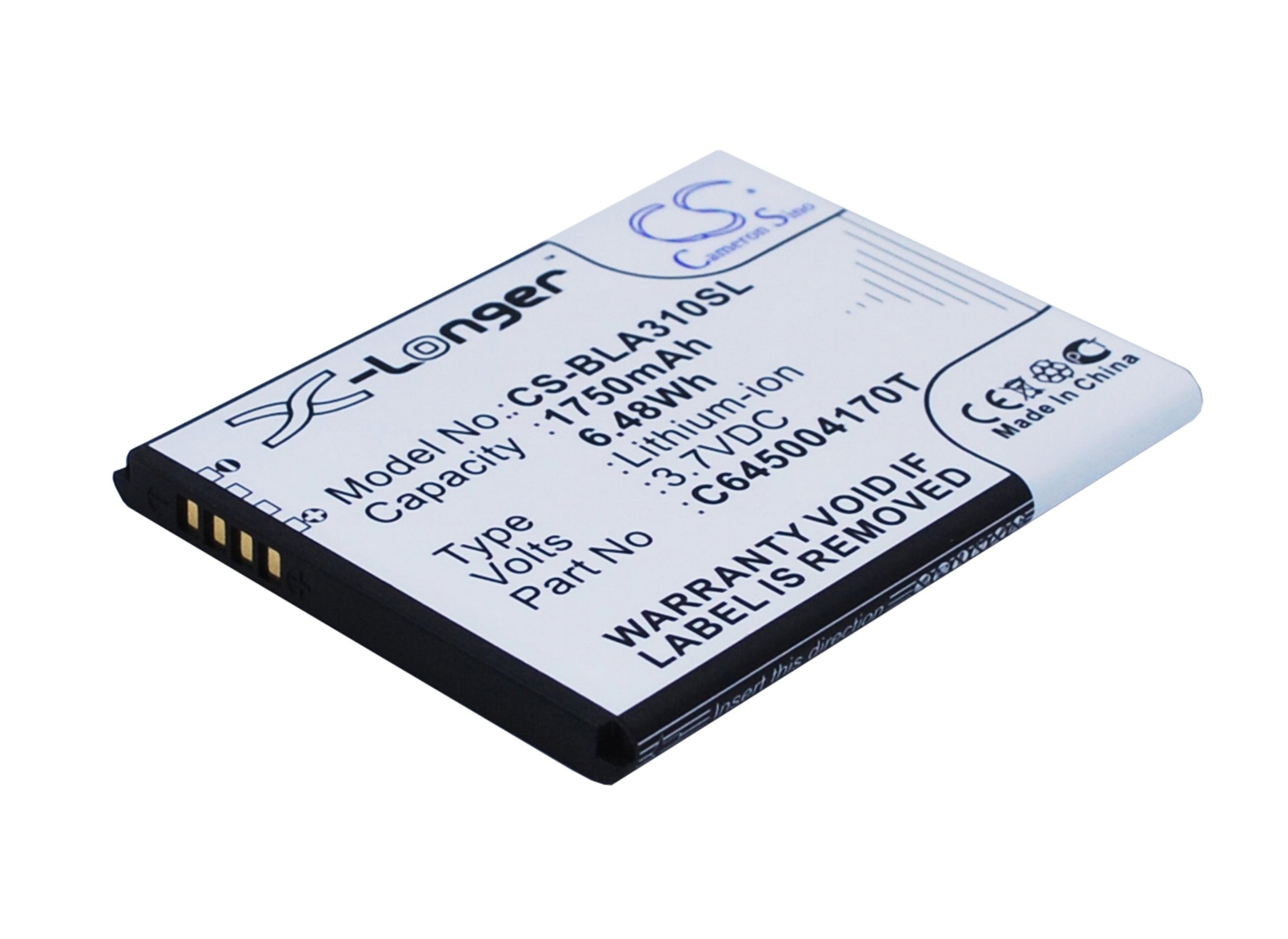 BLU Advance 4.5, A310 1750mAh mobile phone battery