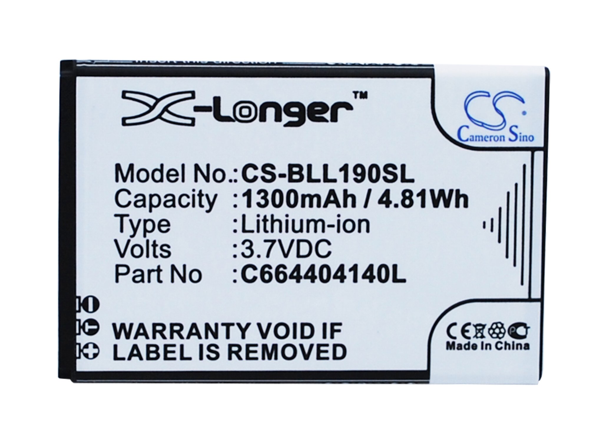 BLU Life Pay mini, L190L, L190U, L190a, L190i 1300mAh mobile phone battery
