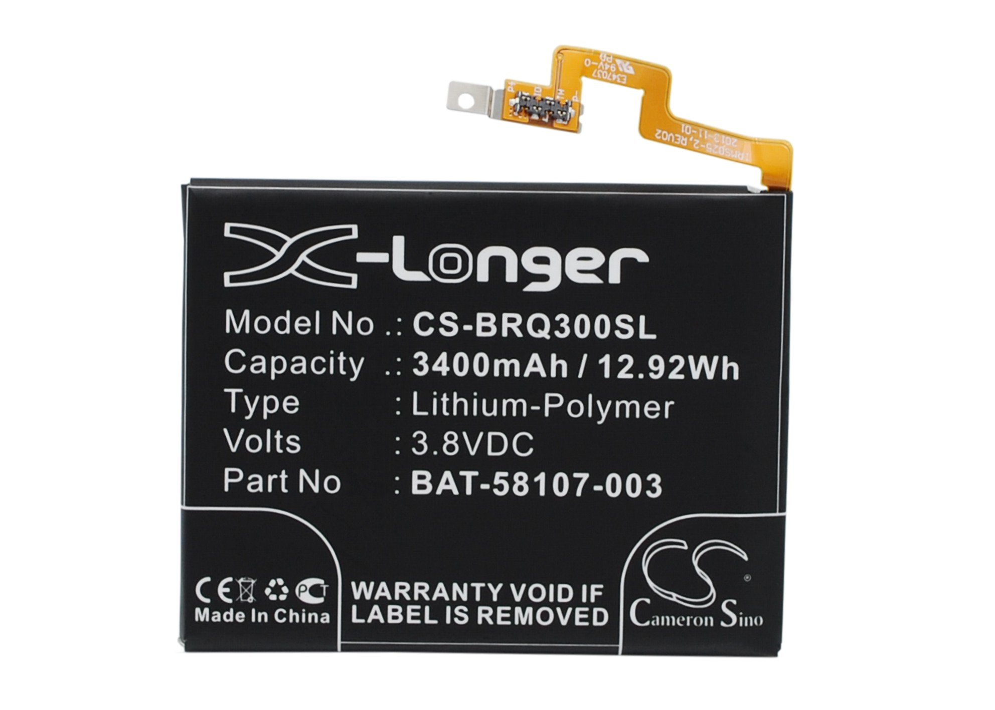 Blackberry BAT-58107-003 3400mAh mobile phone battery