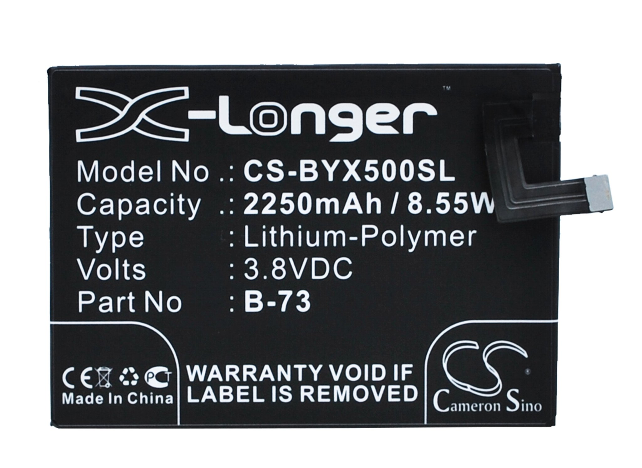 BBK B-73 2250mAh mobile phone battery