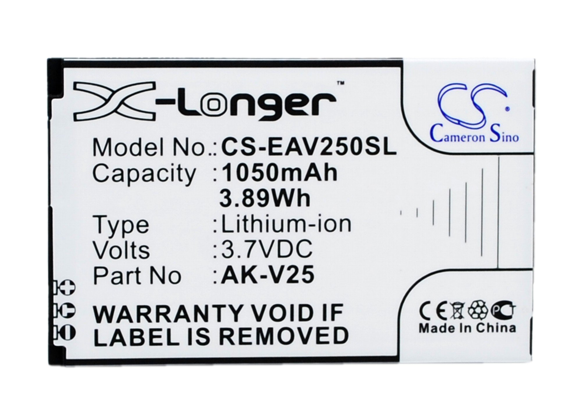 Emporia AK-V25, AK-V25 (V2.0) 1050mAh aккумулятор