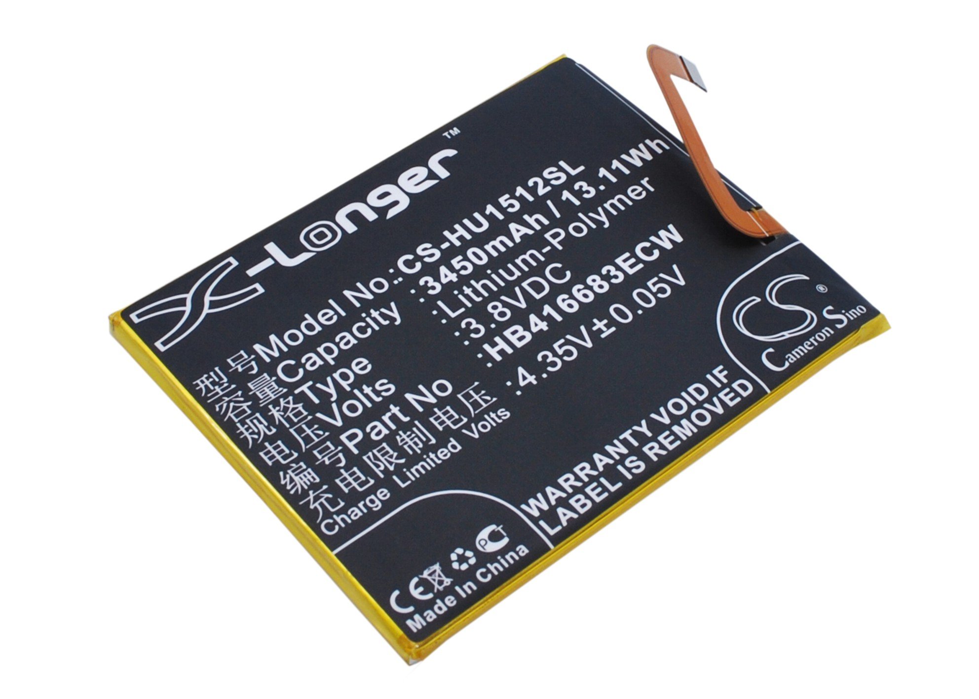 Google HB416683ECW 3450mAh mobile phone battery