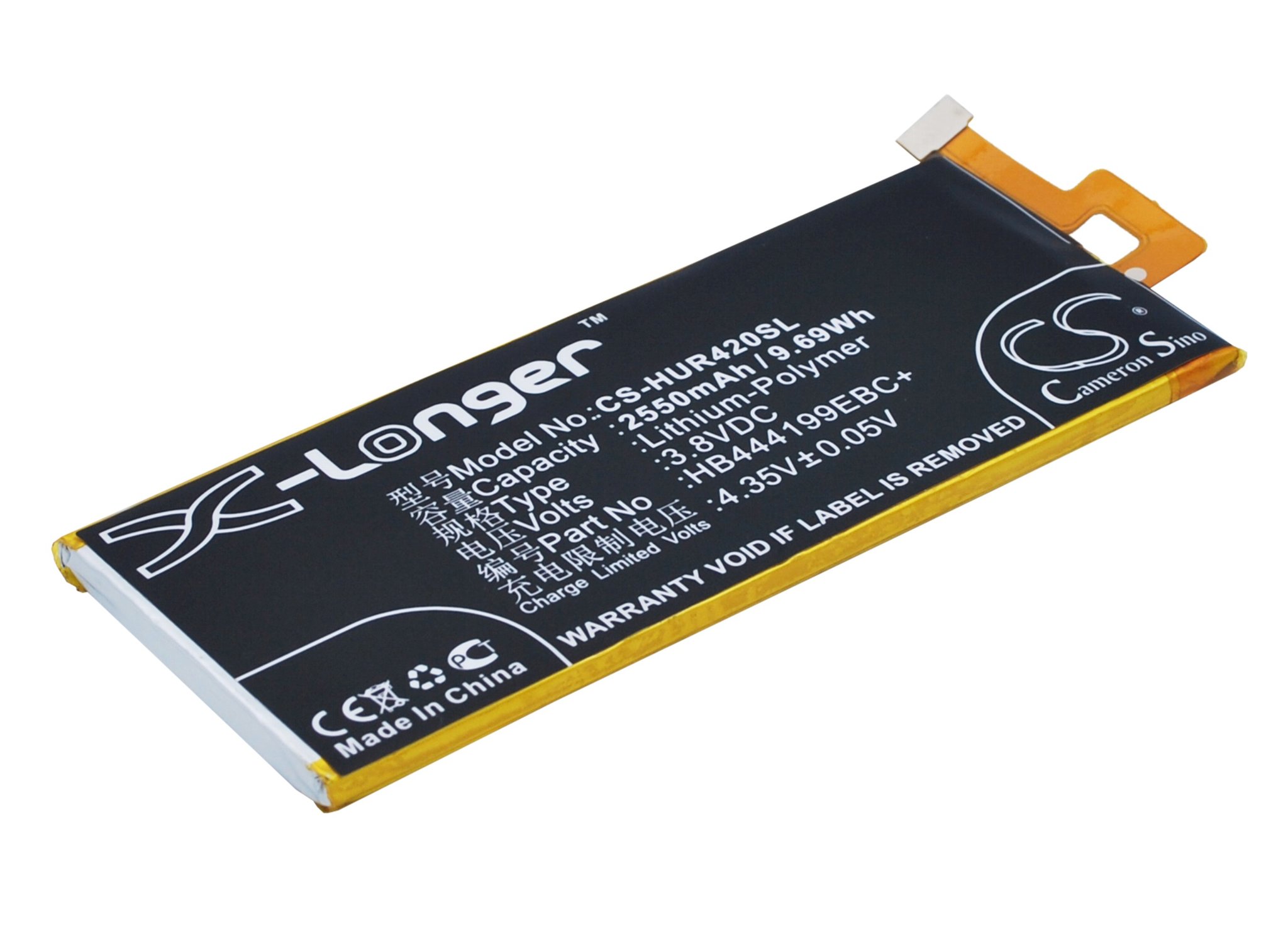 Huawei HB444199EBC+ 2550mAh аккумулятор для телефона