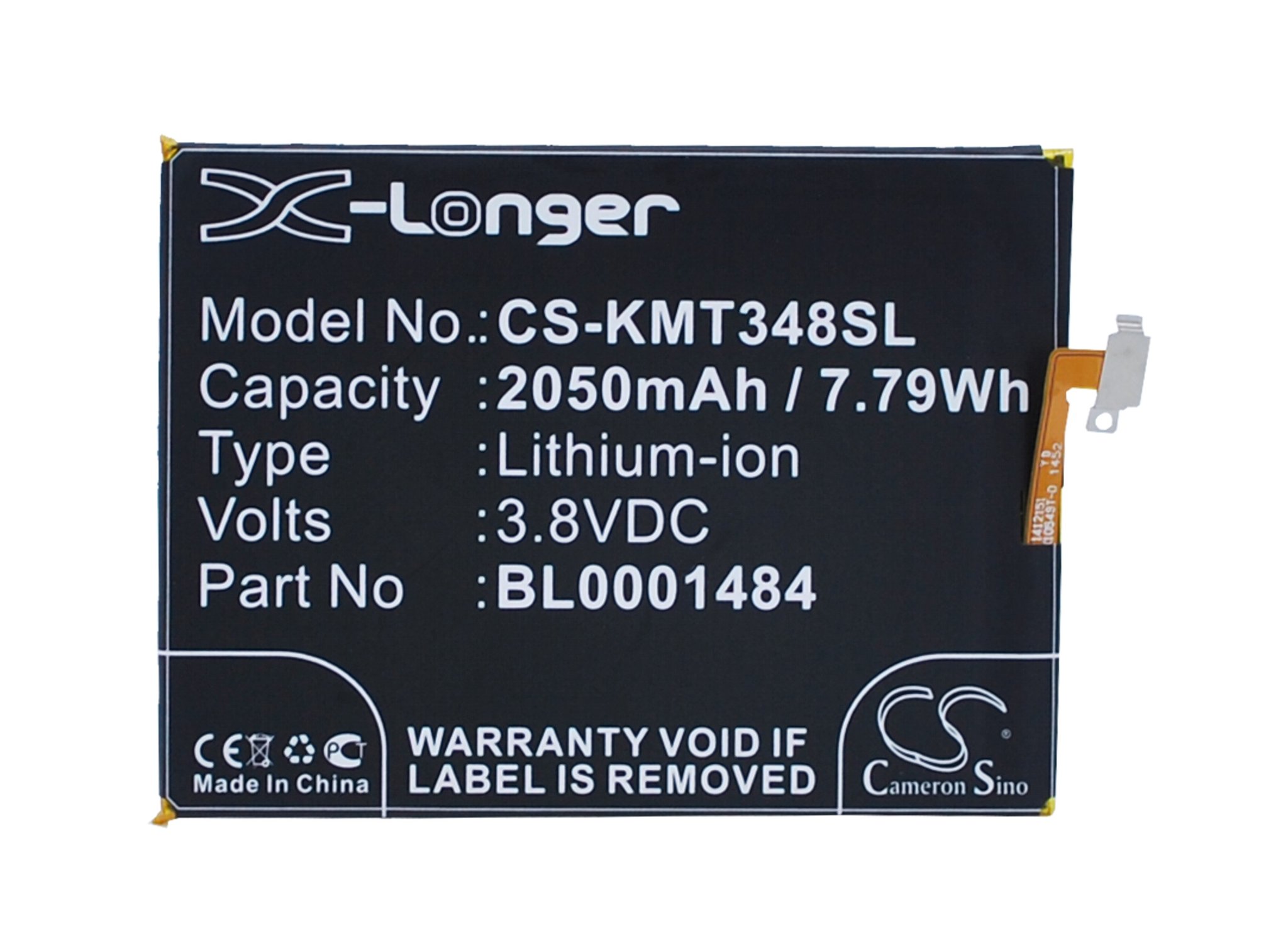 Kazam BL0001484 2050mAh aккумулятор