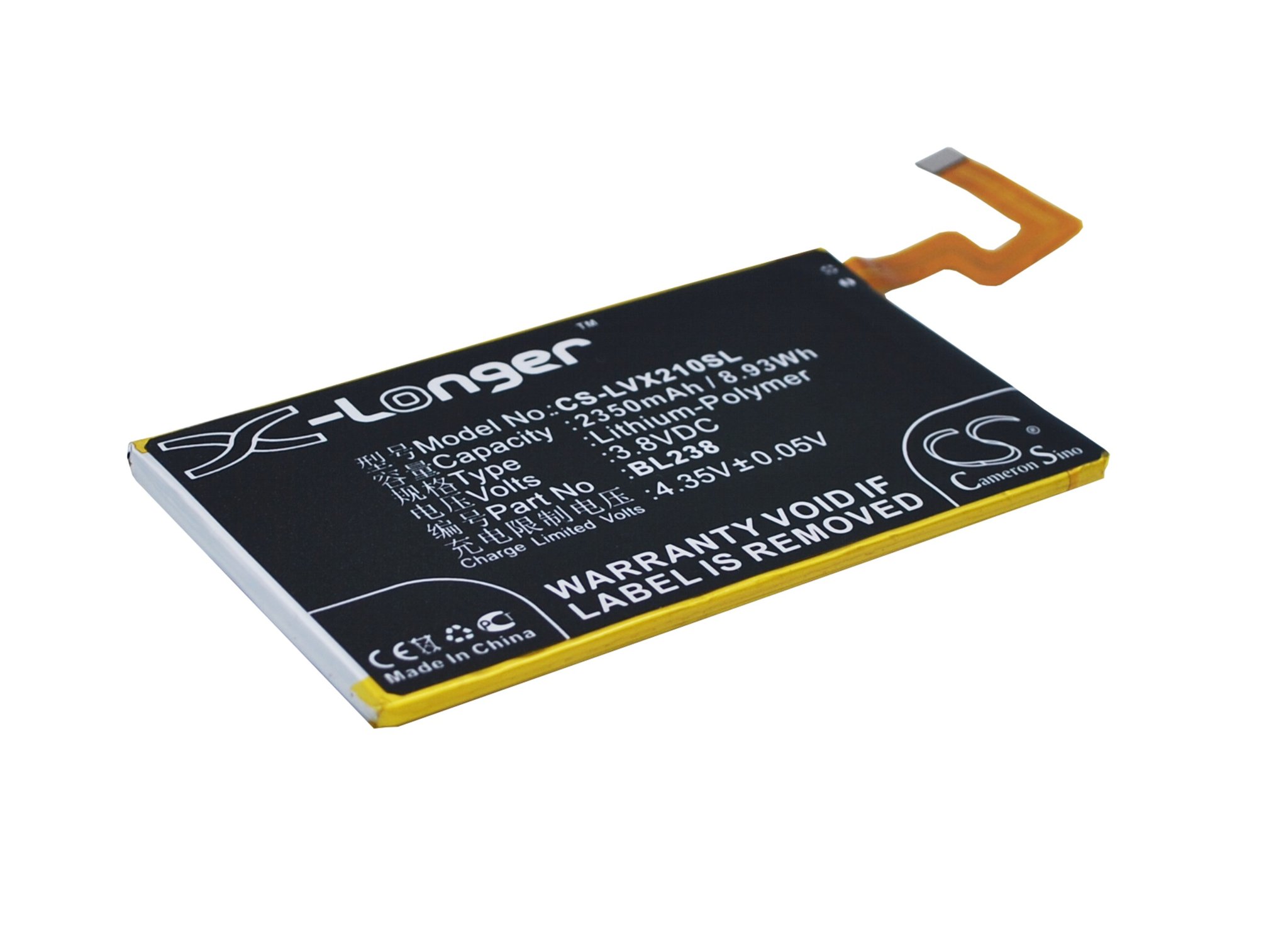 Lenovo BL238 2350mAh aккумулятор