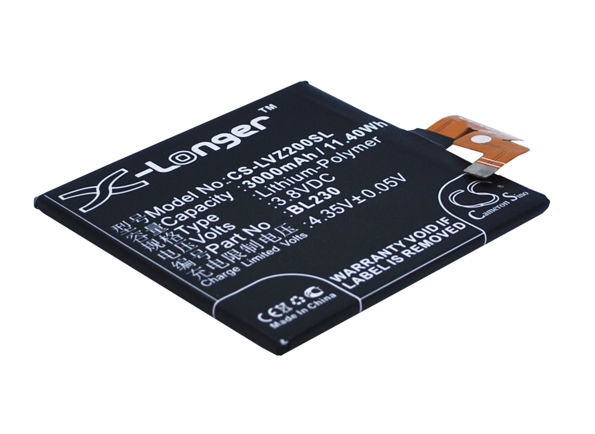Lenovo BL230 3000mAh aккумулятор