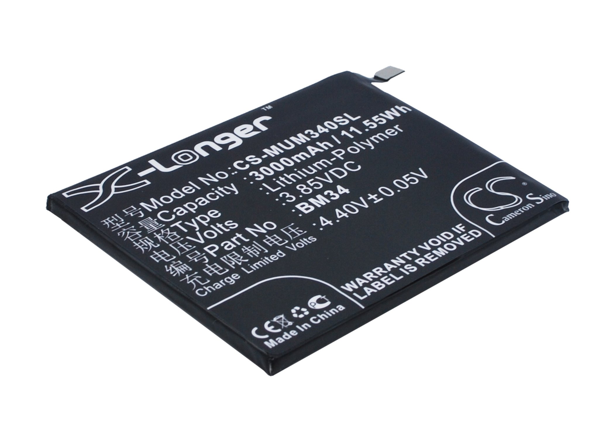 Xiaomi BM34 3000mAh akumulatoru