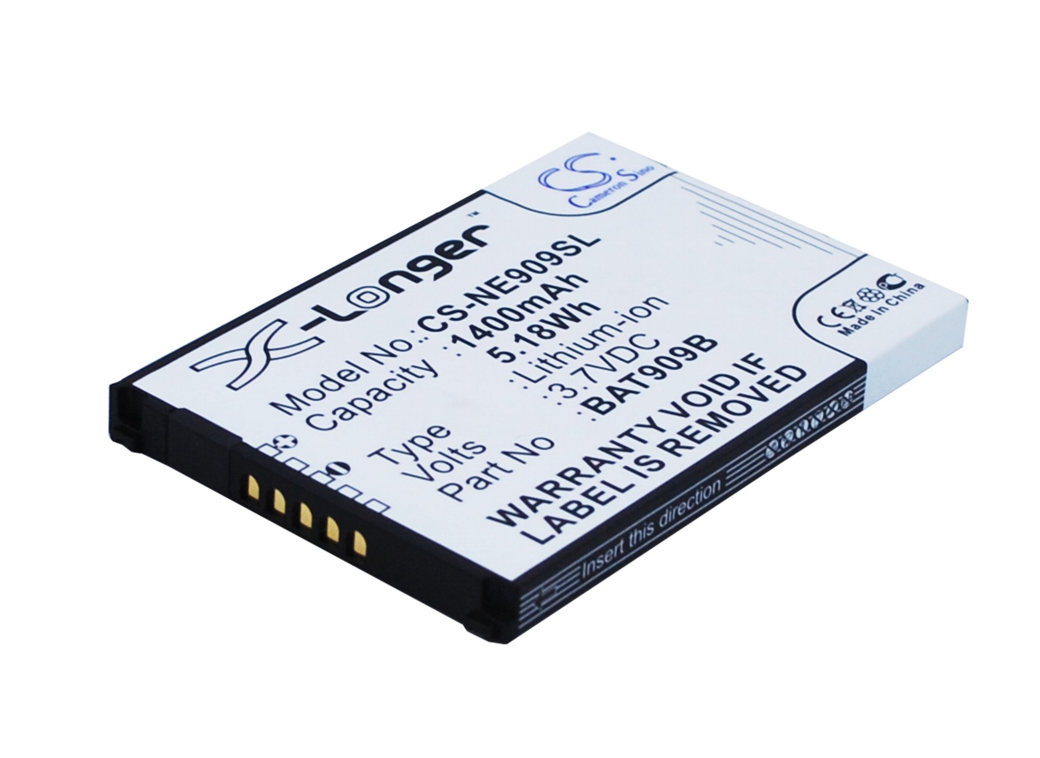 NEC BAT909B 1400mAh akumulatoru