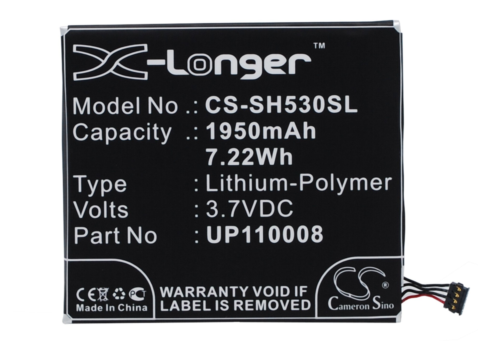 Sharp UP110008, AE5153600, XN-1BT36 1950mAh akumulatoru
