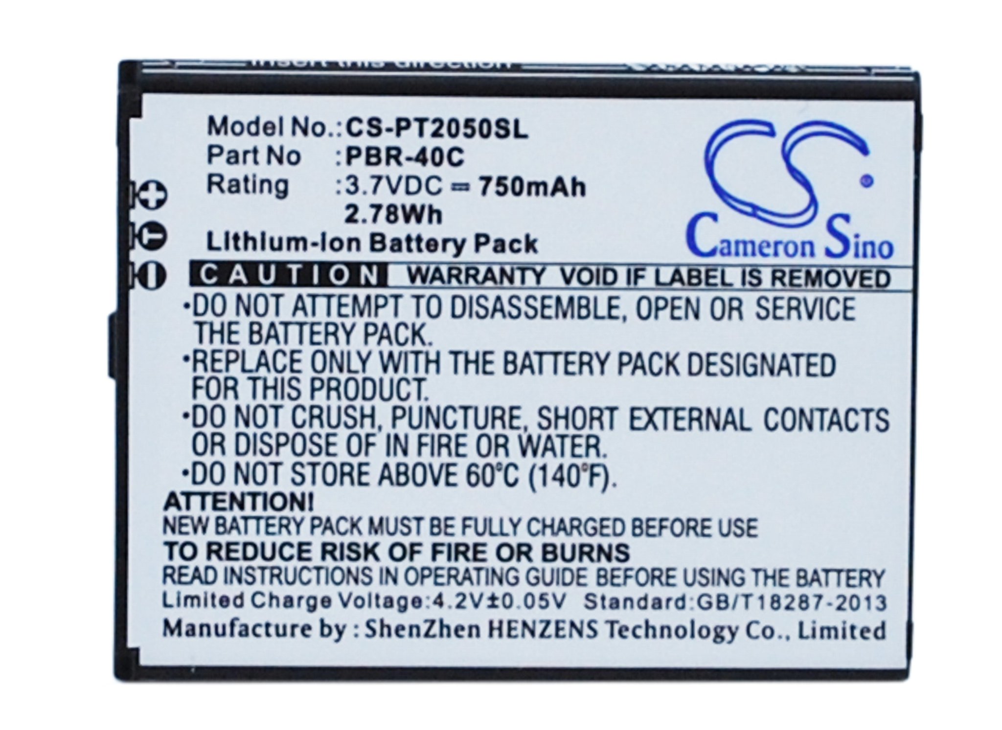 Breeze PBR-40C 750mAh mobile phone battery