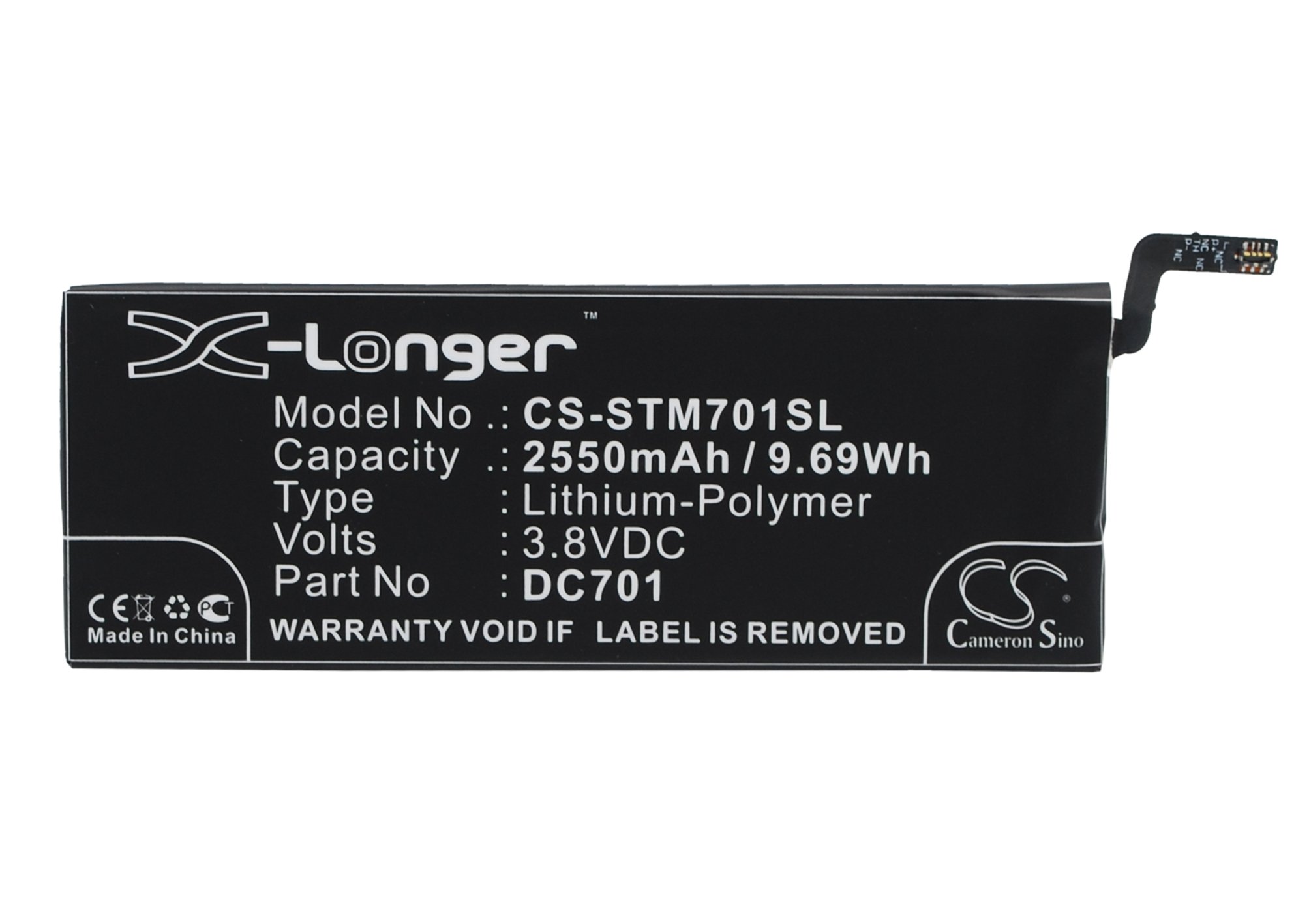 Smartisan DC701 2550mAh akumulatoru