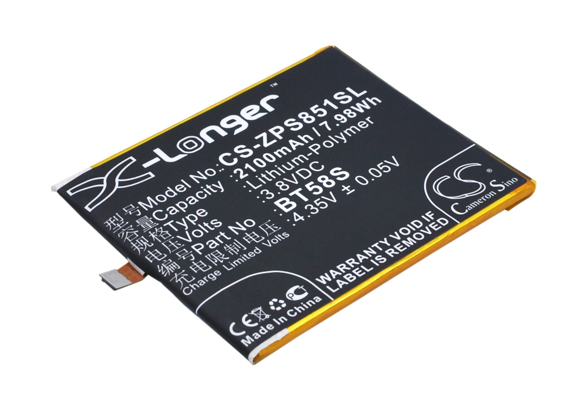 Zopo BT58S 2100mAh mobile phone battery