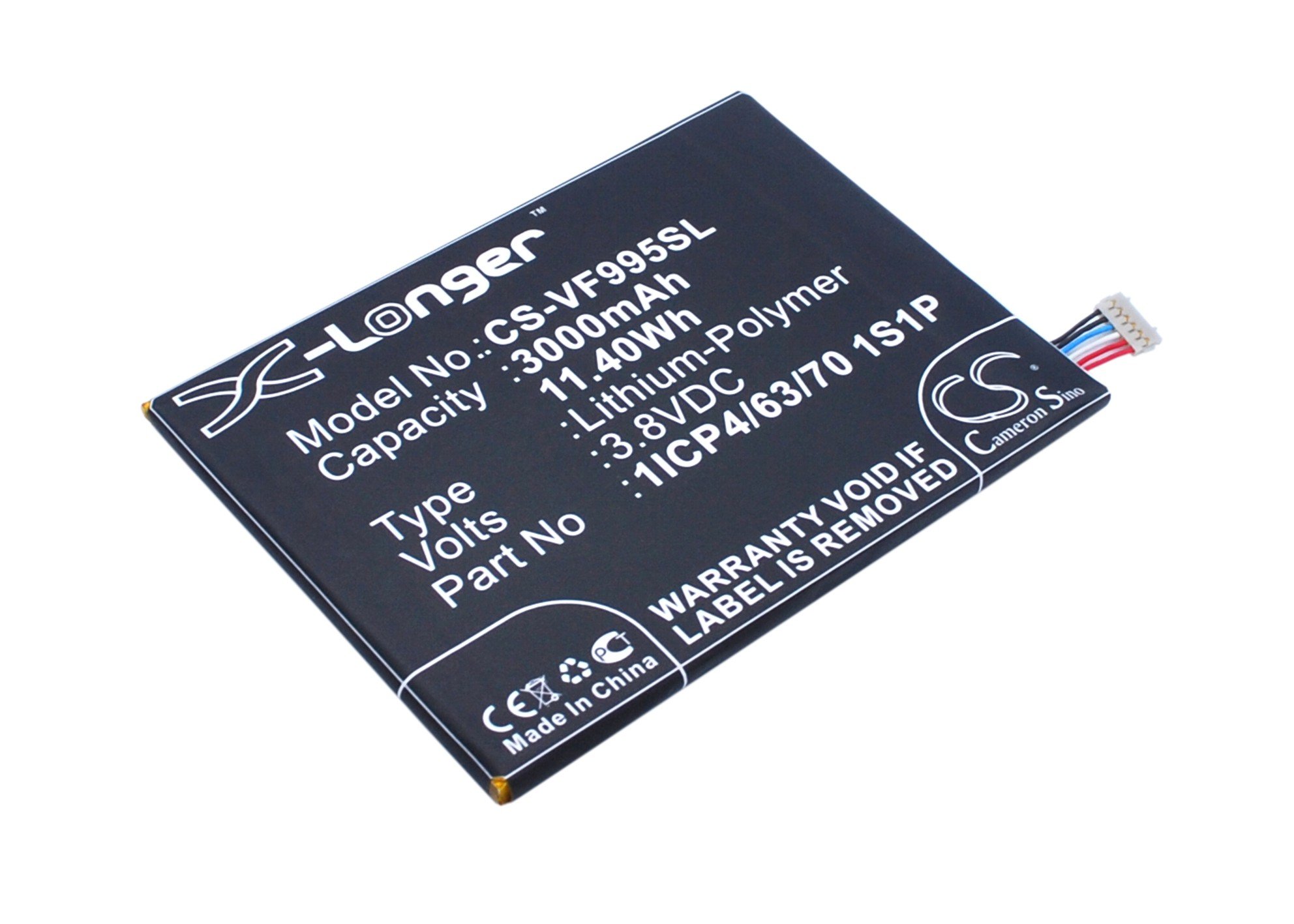 Vodafone 1ICP4/63/70 1S1P 3000mAh mobiiltelefoni aku
