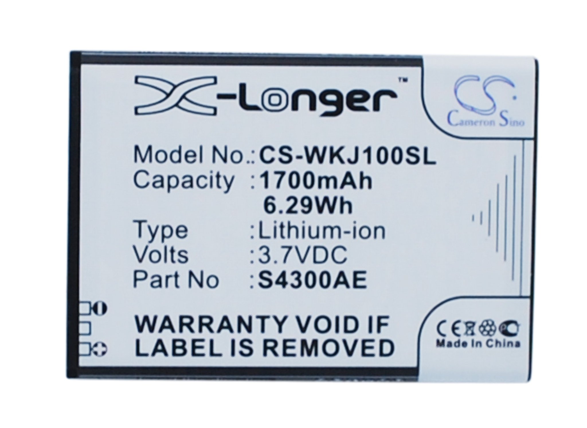 Wiko S4300AE 1700mAh akumulatoru