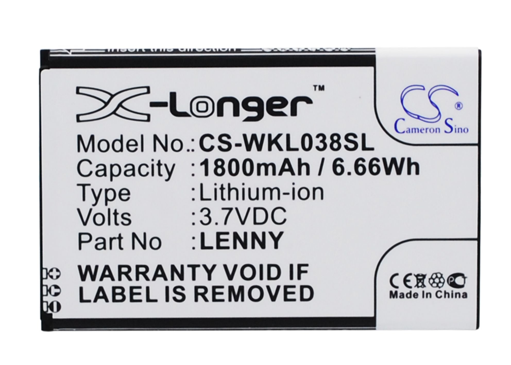 Wiko LENNY 1800mAh akumulatoru