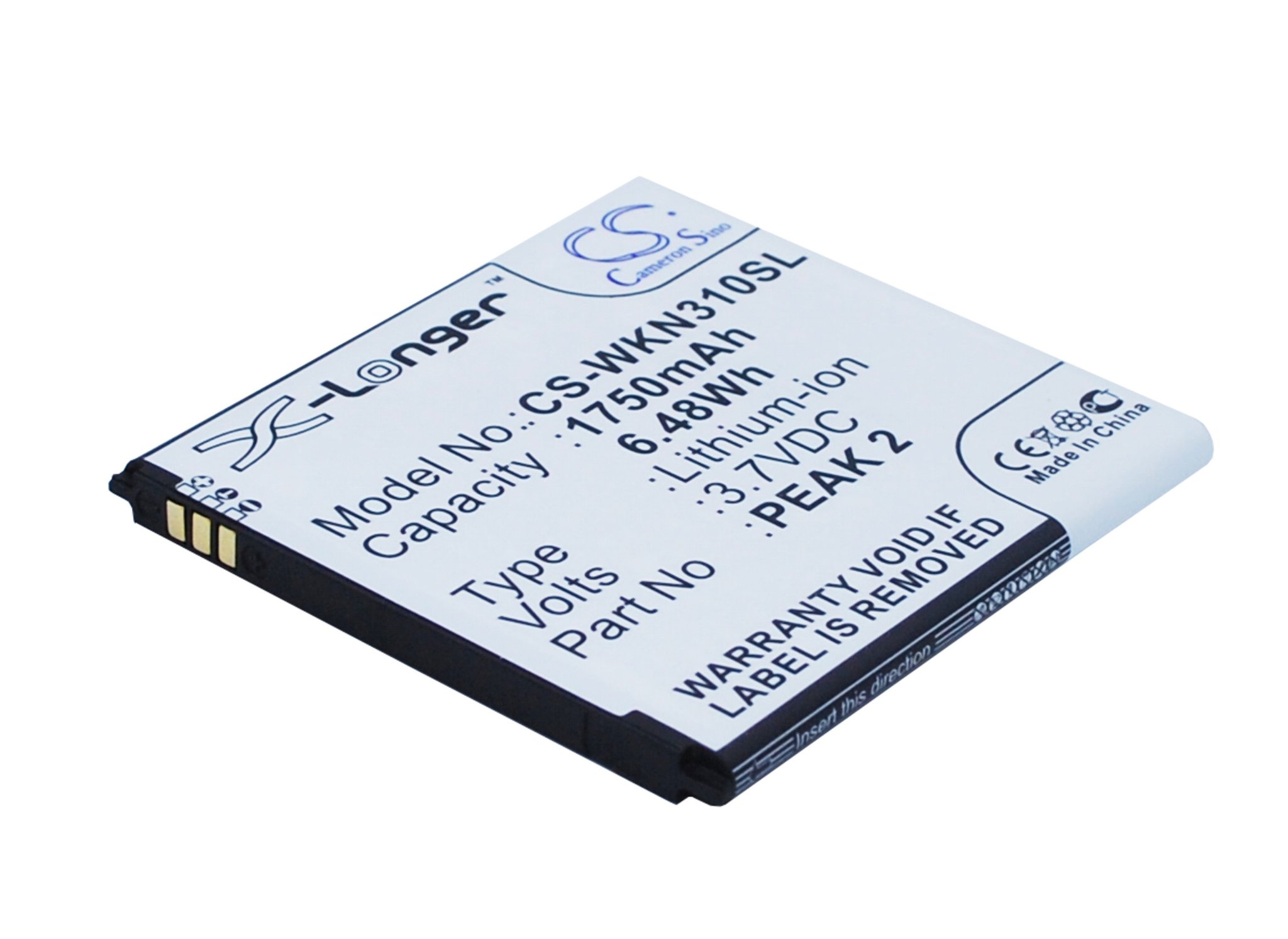 Wiko PEAK 2 1750mAh akumulatoru