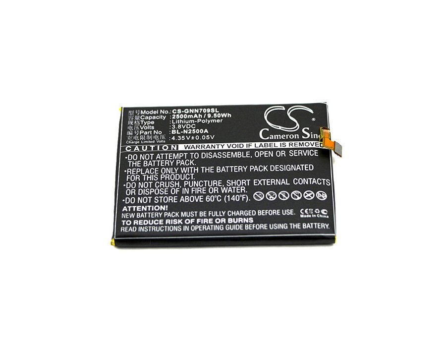 Gionee BL-N2500A 2500mAh Li-PL mobile phone battery